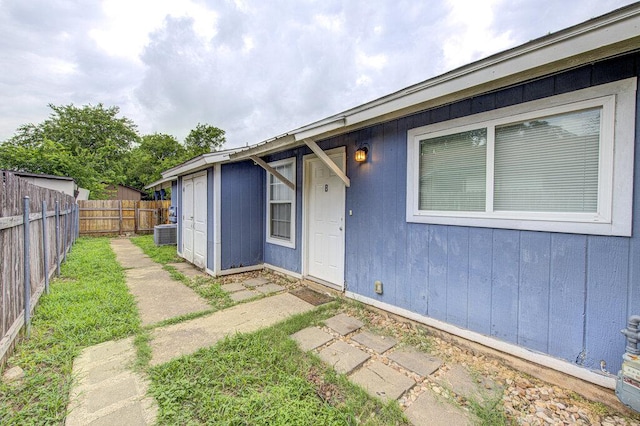 4401 Teri Rd, Austin, TX 78744 - entrance to property with central AC unit