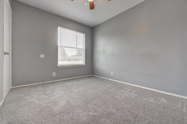 4401 Teri Rd, Austin, TX 78744 - carpeted spare room with a ceiling fan and baseboards