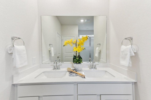 208 Charles Trl, Georgetown, TX 78626 - bathroom featuring double vanity