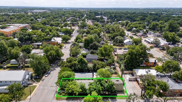 111 Adam L Chapa Sr St, Austin, TX 78702 - aerial view of residential area featuring property parcel outlined