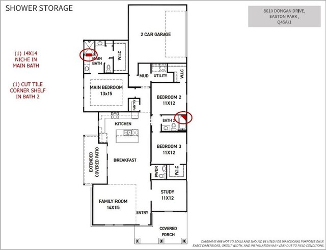 8610 Dongan Dr, Austin, TX 78744 - room layout