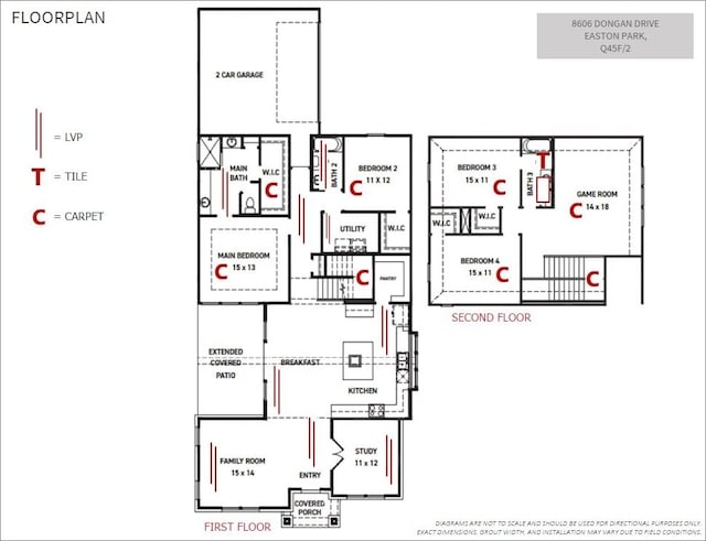 8606 Dongan Dr, Austin, TX 78744 - property floor plan