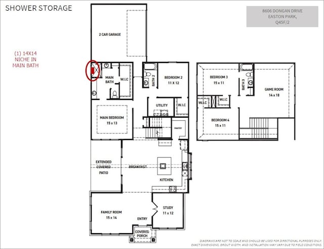 8606 Dongan Dr, Austin, TX 78744 - floor plan / room layout