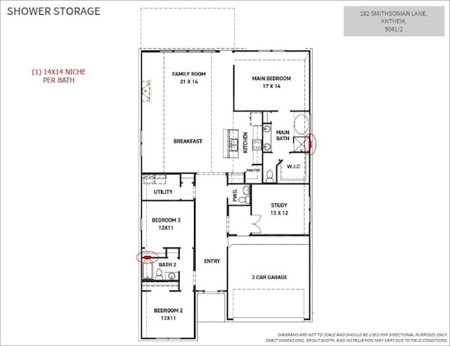 182 Grand Canyon Way, Kyle, TX 78640 - room layout