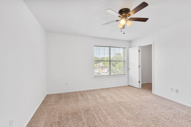 18109 Canopy Ln, Manor, TX 78653 - carpeted empty room featuring a ceiling fan and baseboards