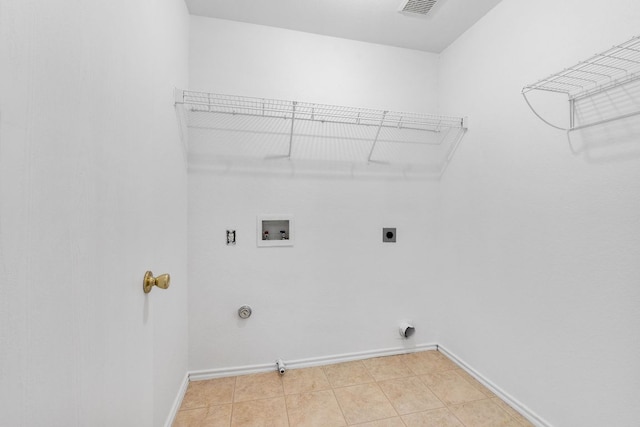 18109 Canopy Ln, Manor, TX 78653 - laundry area featuring gas dryer hookup, hookup for a washing machine, hookup for an electric dryer, and baseboards