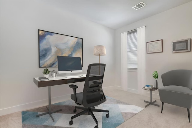 1801 Roseburg Dr Unit 29, Austin, TX 78754 - home office with carpet flooring and baseboards