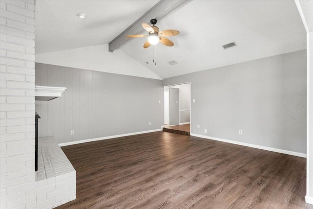 12103 Wycliff Ln, Austin, TX 78727 - unfurnished living room featuring ceiling fan, wood finished floors, a fireplace, and baseboards