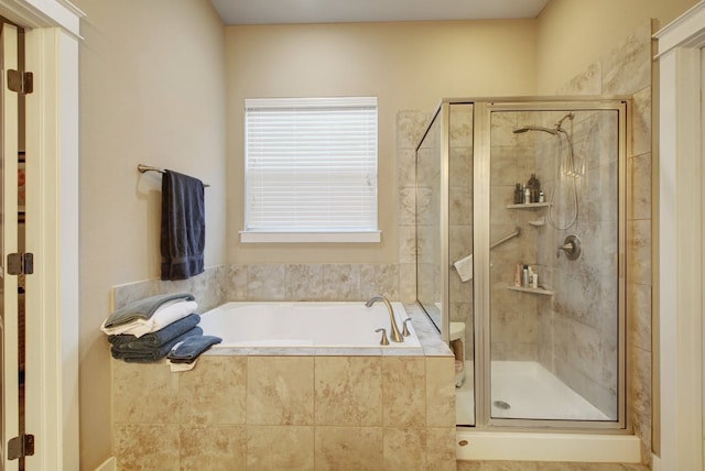 3808 Mattie St, Austin, TX 78723 - full bathroom featuring a bath and a shower stall