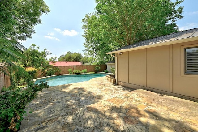 6903 Moonmont Dr, Austin, TX 78745 - view of pool with a patio area and a fenced backyard