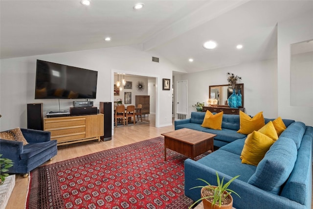 6903 Moonmont Dr, Austin, TX 78745 - living area with light wood-style flooring and recessed lighting