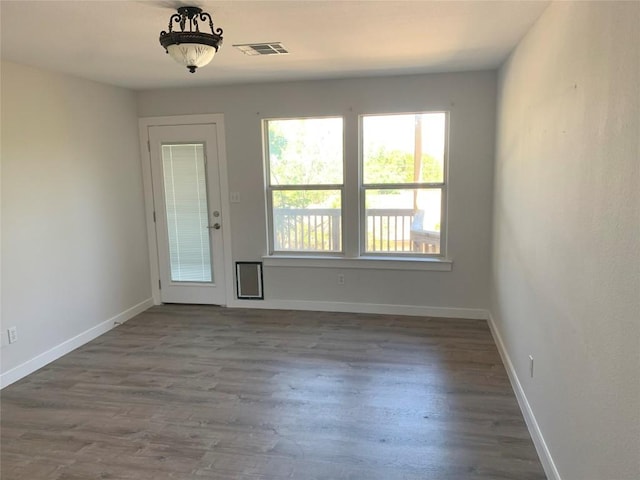 4102 Glendale Ln, Lago Vista, TX 78645 - empty room with baseboards and wood finished floors