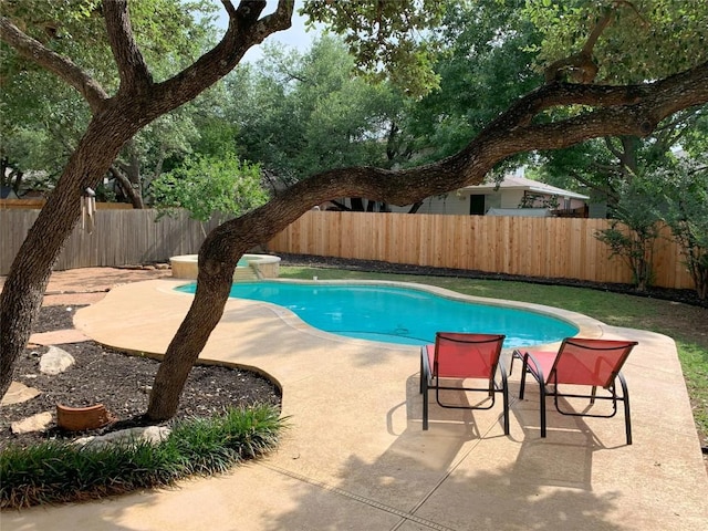 1813 Country Squire Dr, Cedar Park, TX 78613 - view of pool with a fenced backyard and a patio