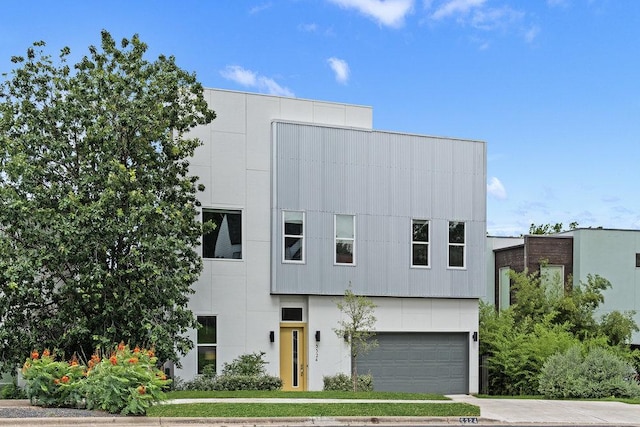 5324 Agatha Cir, Austin, TX 78724 - modern home featuring an attached garage and concrete driveway