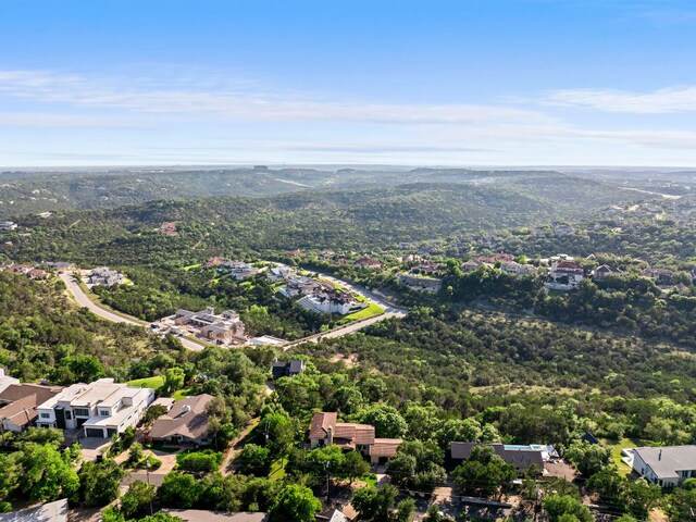 1607 The High Rd, Austin, TX 78746 - aerial perspective of suburban area with a forest