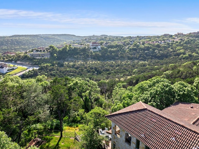 1607 The High Rd, Austin, TX 78746 - drone / aerial view of a heavily wooded area