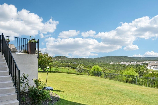 2329 Sandorna Ct, Leander, TX 78641 - view of yard with a mountain view