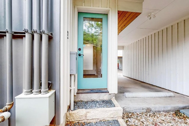 913 Duncan Ln Unit 103, Austin, TX 78705 - property entrance with board and batten siding