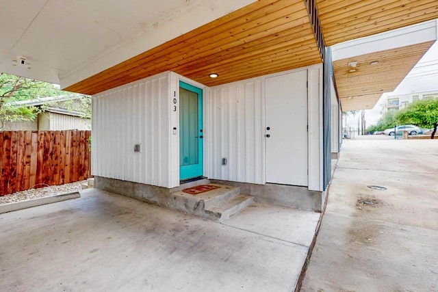 913 Duncan Ln Unit 103, Austin, TX 78705 - view of exterior entry with a patio area