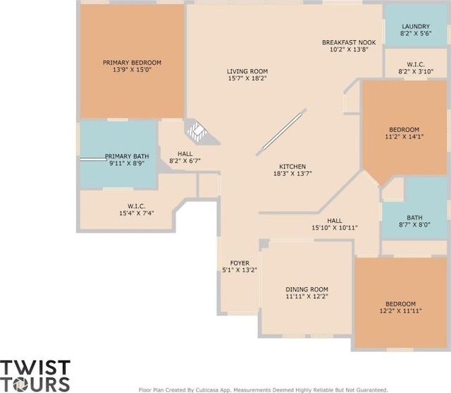 2803 Glenwood Trl, Cedar Park, TX 78613 - home floor plan