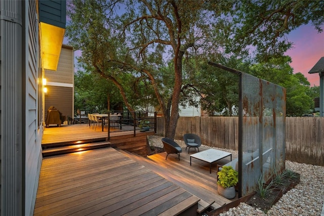 2807 Del Curto Rd Unit G, Austin, TX 78704 - deck with outdoor dining area