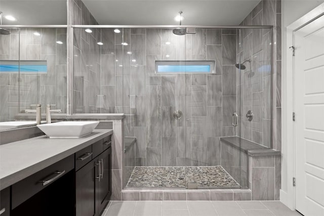 2807 Del Curto Rd Unit G, Austin, TX 78704 - full bath featuring vanity and a shower stall