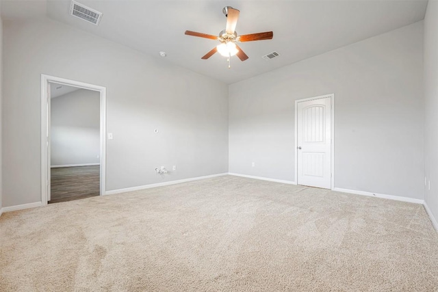 10820 Gonzales Ranger Pass, Austin, TX 78754 - carpeted empty room featuring a ceiling fan and baseboards