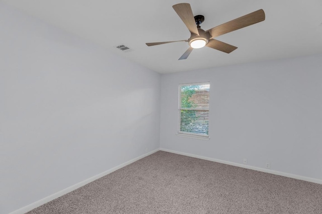 1908 Paradise Ridge Dr, Round Rock, TX 78665 - carpeted empty room featuring baseboards and a ceiling fan