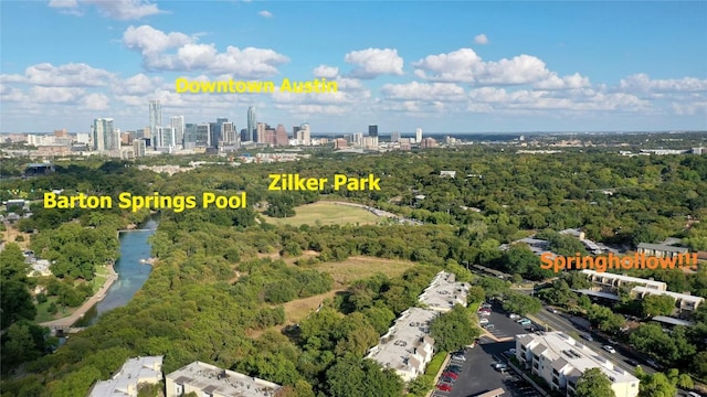 1135 Barton Hills Dr Unit 160, Austin, TX 78704 - bird's eye view of city skyline