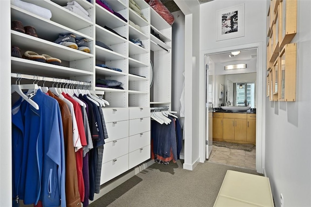 360 Nueces St Unit 3602, Austin, TX 78701 - walk in closet with light carpet