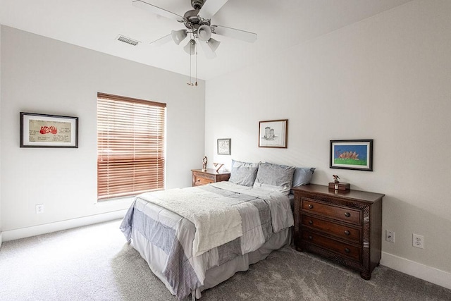 110 Saint Richie Ln, Austin, TX 78737 - bedroom with carpet flooring, baseboards, and ceiling fan