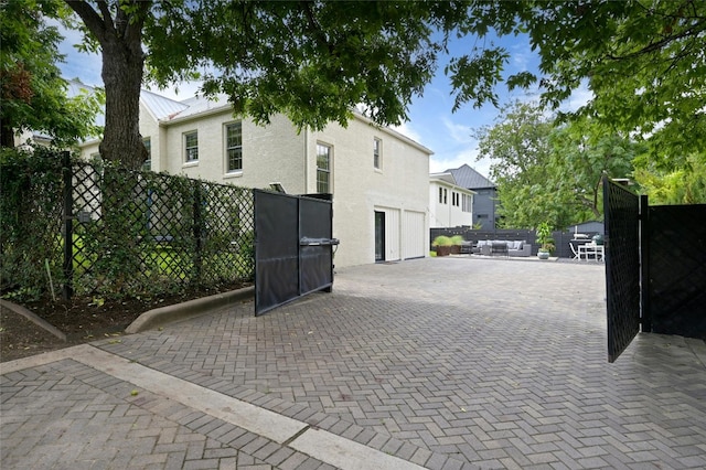 1712 Hartford Rd, Austin, TX 78703 - gate featuring a patio area