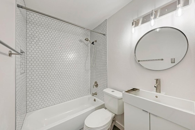 1840 Burton Dr Unit 102, Austin, TX 78741 - full bathroom with toilet, shower / tub combination, and vanity
