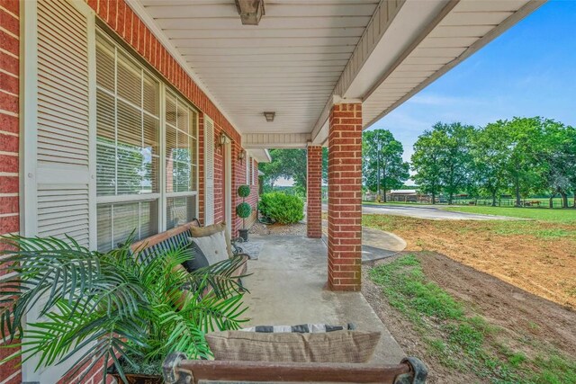 1110 County Road 439, Dime Box, TX 77853 - view of porch