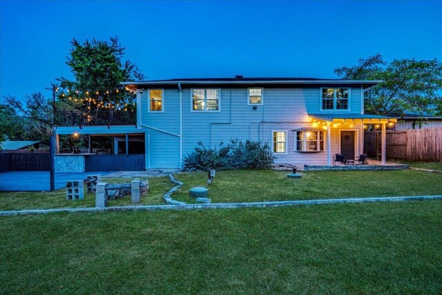 8204 Williamson Creek Dr, Austin, TX 78736 - rear view of property with a patio