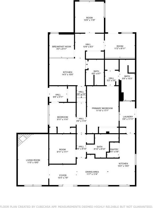 217 S Wilson St, San Marcos, TX 78666 - view of property floor plan