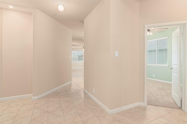 466 Sand Trl, New Braunfels, TX 78130 - corridor with light tile patterned floors and baseboards