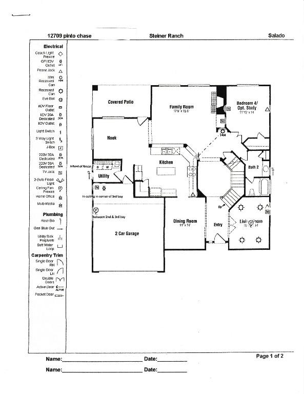 12709 Pinto Chase Ct, Austin, TX 78732 - view of room layout