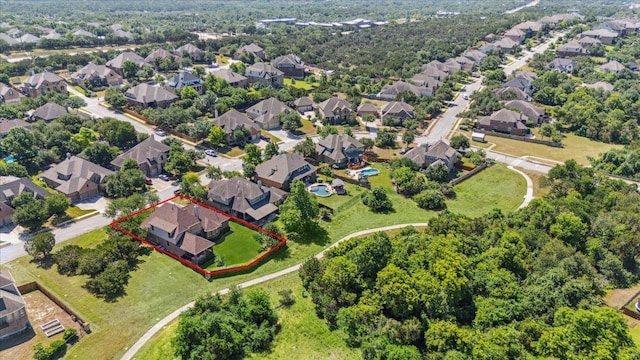 331 Littleton Dr, Austin, TX 78737 - view of property location featuring property boundaries highlighted and nearby suburban area