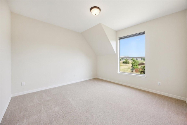 331 Littleton Dr, Austin, TX 78737 - additional living space with carpet flooring, baseboards, and lofted ceiling