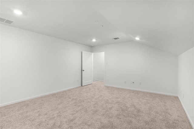 2705 Sage Ranch Dr Unit 20, Leander, TX 78641 - additional living space with recessed lighting, light carpet, and lofted ceiling