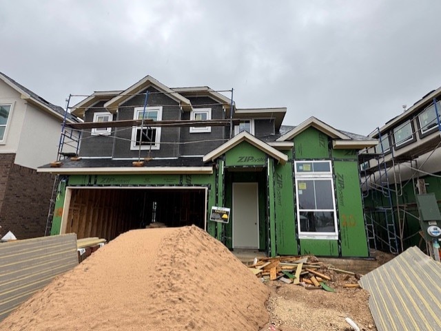 2705 Sage Ranch Dr Unit 20, Leander, TX 78641 - property under construction with a garage and driveway