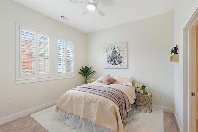 2520 Bluebonnet Ln Unit 58, Austin, TX 78704 - bedroom featuring carpet flooring and a ceiling fan