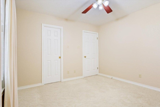 1204 Fairway Cir, Salado, TX 76571 - unfurnished bedroom with light carpet and a ceiling fan