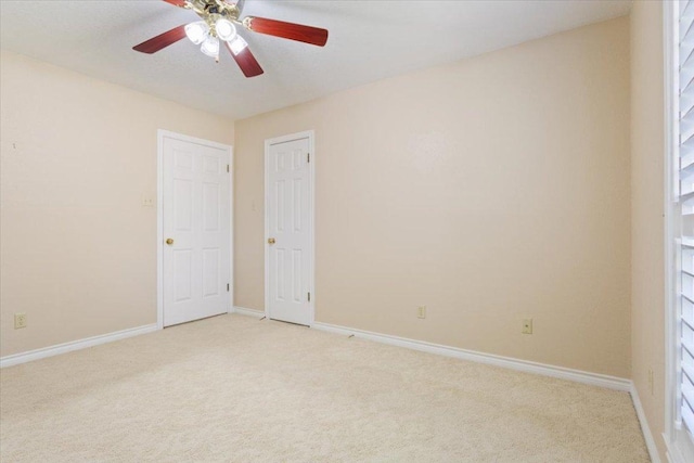 1204 Fairway Cir, Salado, TX 76571 - unfurnished bedroom featuring light carpet and ceiling fan