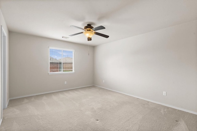 306 Water Oak Dr, Cedar Park, TX 78613 - spare room featuring ceiling fan, light carpet, and baseboards
