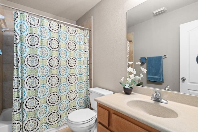 306 Water Oak Dr, Cedar Park, TX 78613 - full bath with vanity, toilet, and shower / tub combo with curtain
