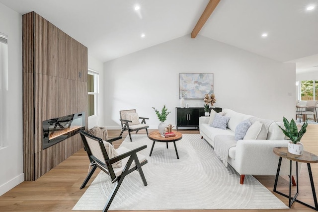 3812 Tarragona Ln, Austin, TX 78727 - living room featuring light wood finished floors, recessed lighting, and baseboards