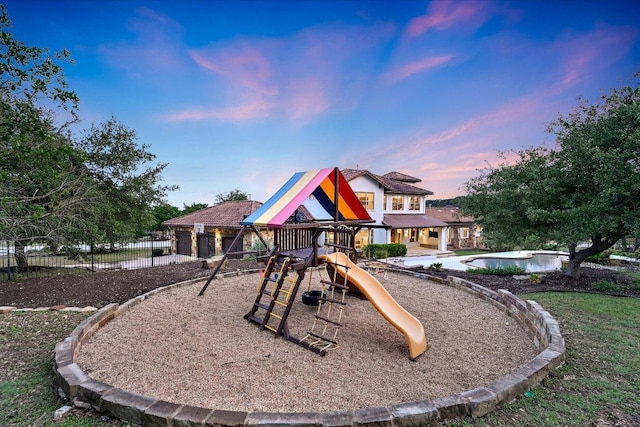 9308 Prince Charles, Austin, TX 78730 - view of community jungle gym