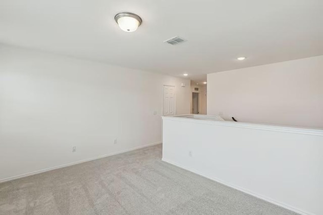 2807 Dimmit Dr, Temple, TX 76501 - unfurnished room with recessed lighting, light colored carpet, and baseboards